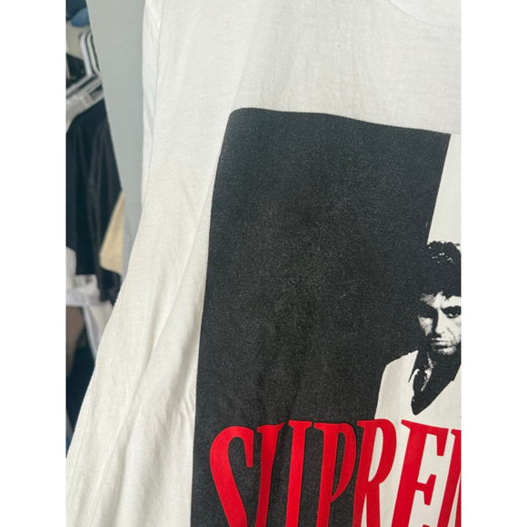 Supreme Scarface White legit
 Short Sleeve Tee M Al Capone - Picture 4 of 6